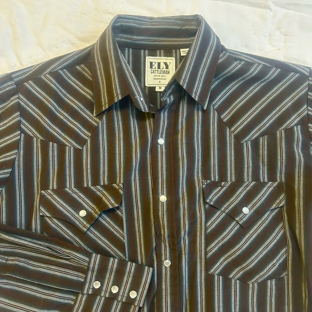 Ely Cattleman medium western pearlsnap